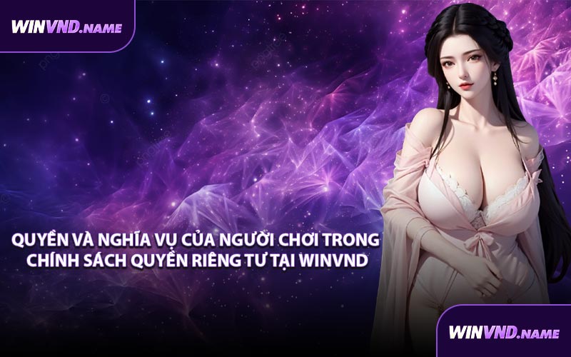 Quyền và nghĩa vụ của người chơi trong chính sách quyền riêng tư tại WINVND